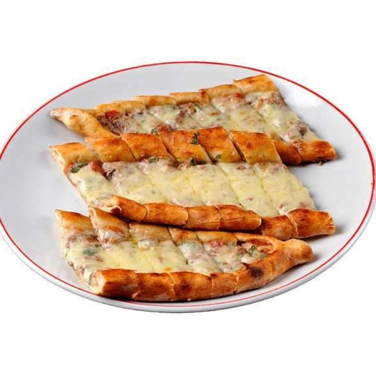 Kıymalı Kaşarlı Mantarlı Pide