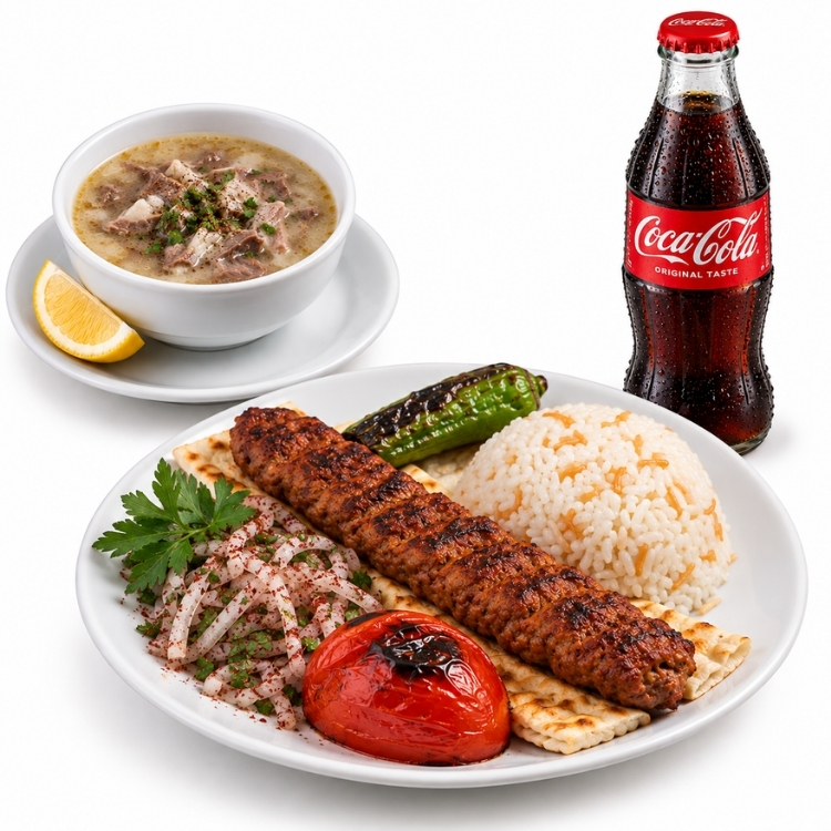 Menü 4 – Kelle Çorbalı Kebap Menüsü